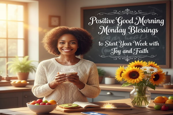 Positive Good Morning Monday Blessings