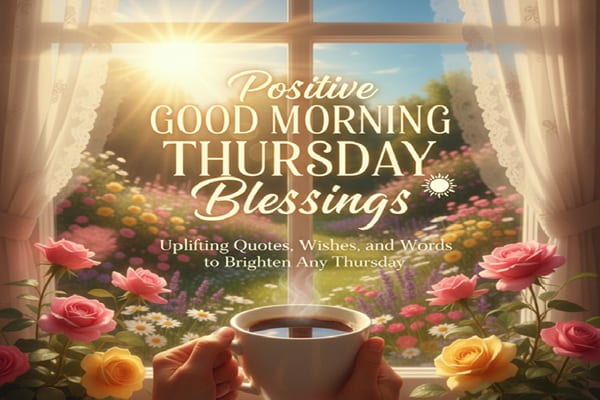 Positive Good Morning Thursday Blessings