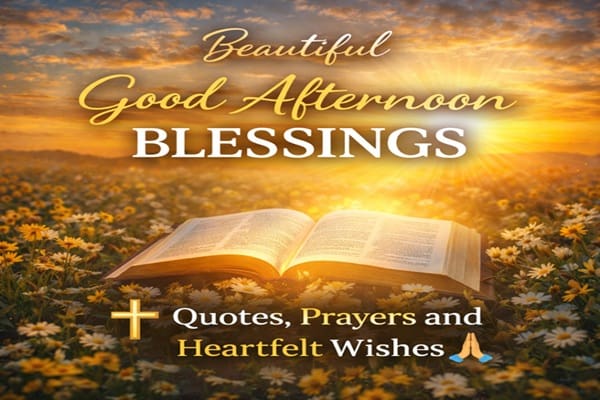 Beautiful Good Afternoon Blessings