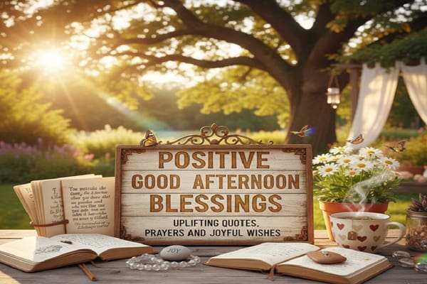 Positive Good Afternoon Blessings